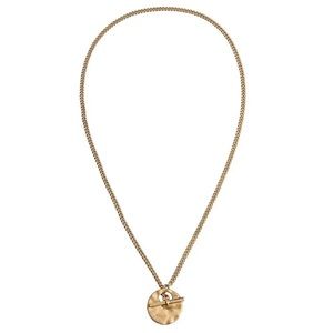 All saints coin toggle necklace